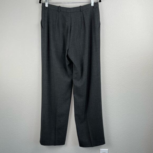 Armani Collezioni Dark Gray Wool Blend Antinea SRL Trousers Dress Slacks Pant 10 - Picture 12 of 12